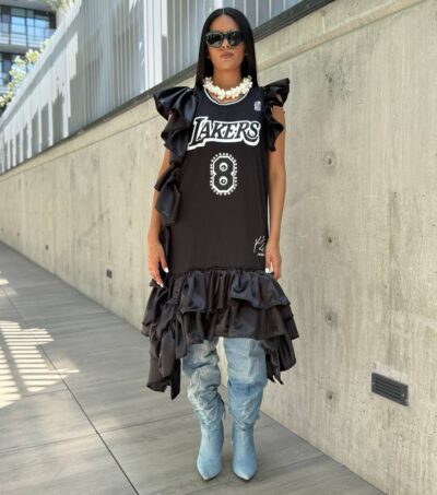 Lakers 8 Midi Dress
