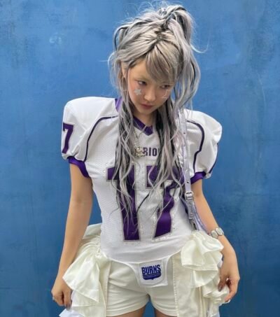 Upcycled Sporty Jersey Dress 17